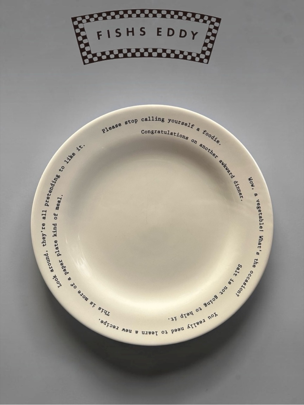 Fishs Eddy Intervention-Ware Plate